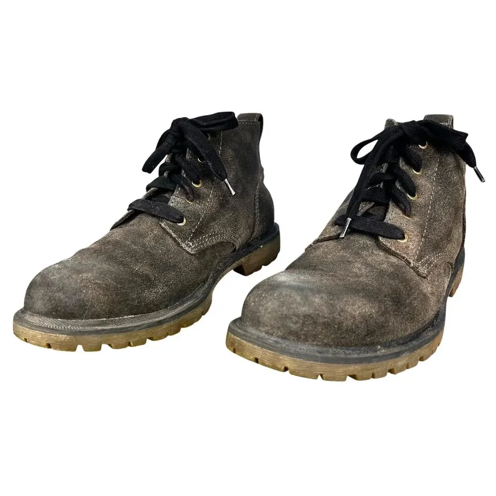 Frye & Co Men’s Ranger Grey Suede Chukka Boots Size US 10.5